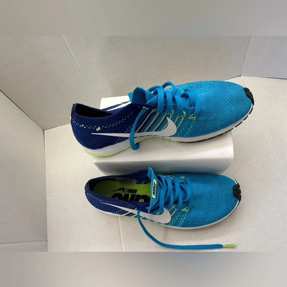 Nike Blue and White Running Shoes size 7